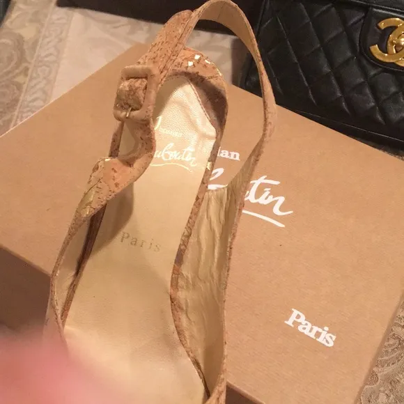 Christian Louboutin Cork Wedge 39.5
