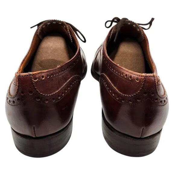 Church’s Diplomat 173 Cap Toe Brogue Oxford Dress Shoes 10.5 UK Leather Custom G