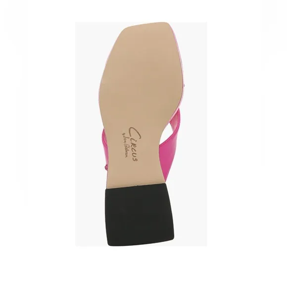 Circus NY by Sam Edelman Moira Wedge Sandals Hot Pink Punch Women’s Size 5.5