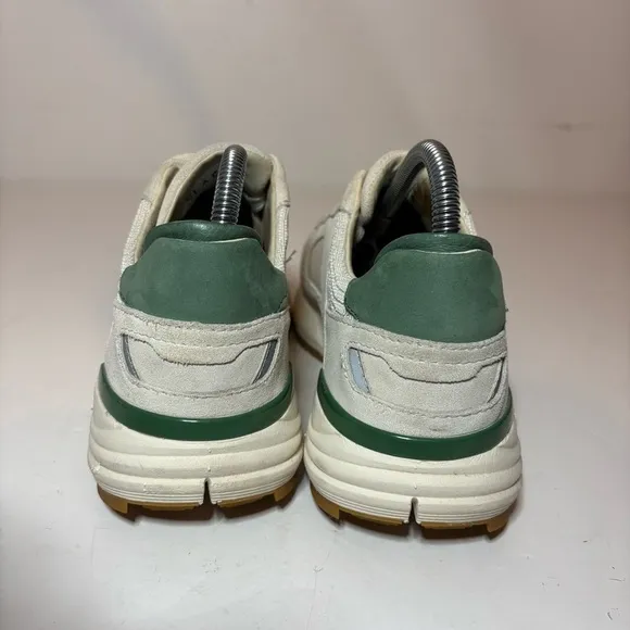 CLAE Edwin Vibram Mens Premium Casual Sneakers Size 8 Off White Green Shoes