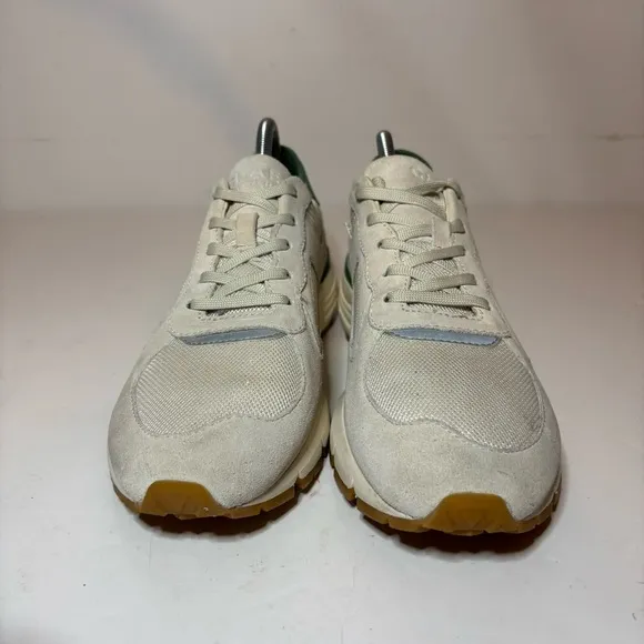 CLAE Edwin Vibram Mens Premium Casual Sneakers Size 8 Off White Green Shoes
