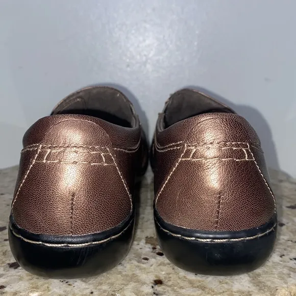 Clarks Collection Special Edition Slip-Ons - Ashland Lane Pewter Women Size 10 N