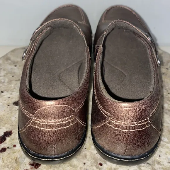 Clarks Collection Special Edition Slip-Ons - Ashland Lane Pewter Women Size 10 N