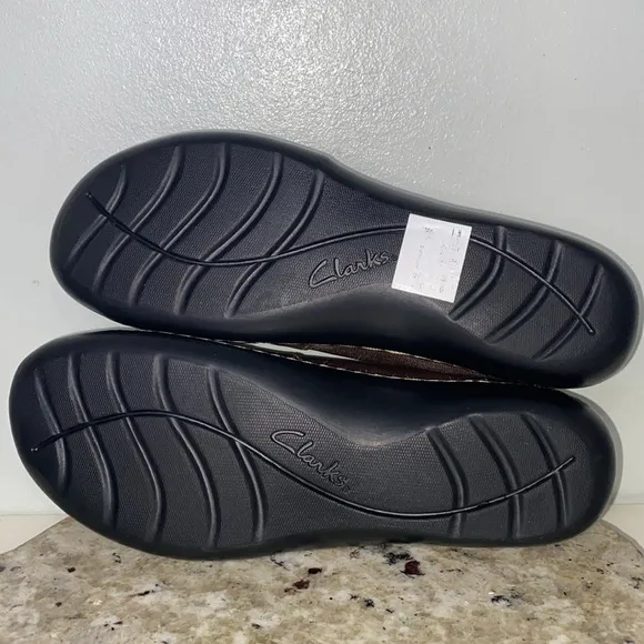 Clarks Collection Special Edition Slip-Ons - Ashland Lane Pewter Women Size 10 N