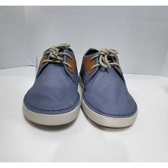 Clarks Gereld Tie Blue Mens Casual Shoes Size 8.5