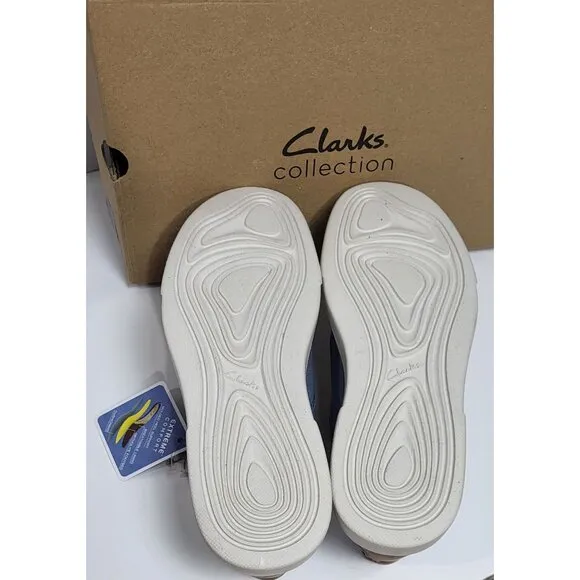 Clarks Gereld Tie Blue Mens Casual Shoes Size 8.5