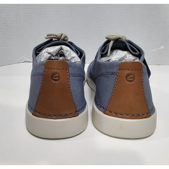 Clarks Gereld Tie Blue Mens Casual Shoes Size 8.5
