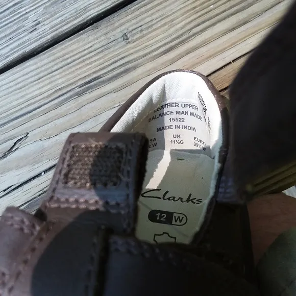 Clark's Girls Leather Shoes.