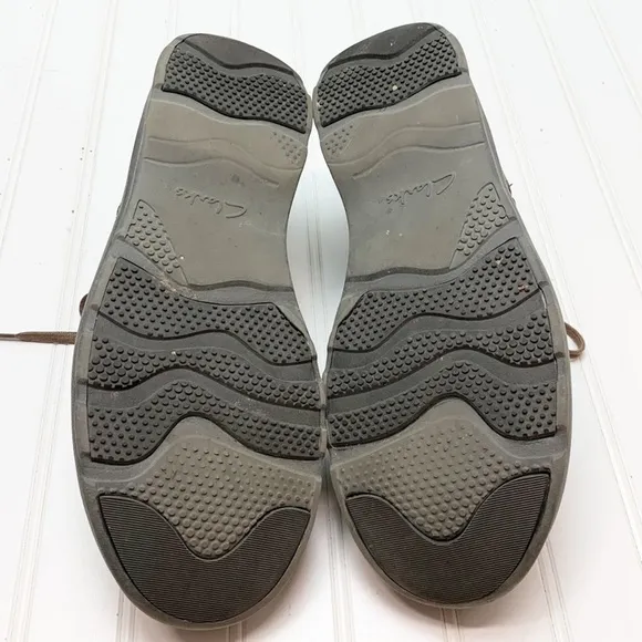Clarks Max Cushion brown leather shoes