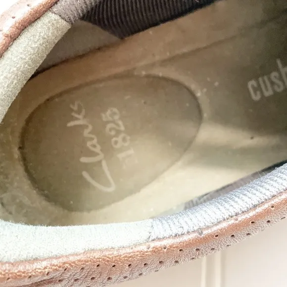 Clarks Max Cushion brown leather shoes