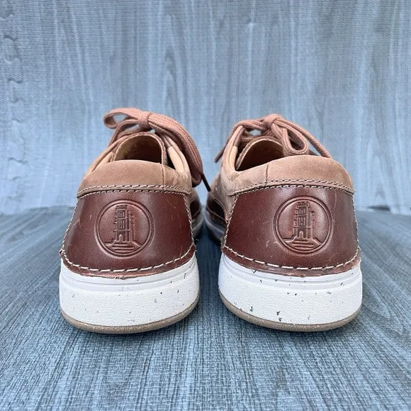 Clarks Men's Nature 5 Lo Leather Shoes Dark Tan Mens 9 M