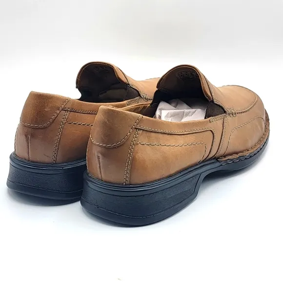 Clarks Men's Northam Race Tan Leather Casual Shoes Size 10. #1347