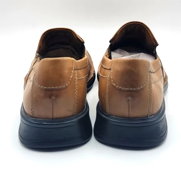 Clarks Men's Northam Race Tan Leather Casual Shoes Size 10. #1347