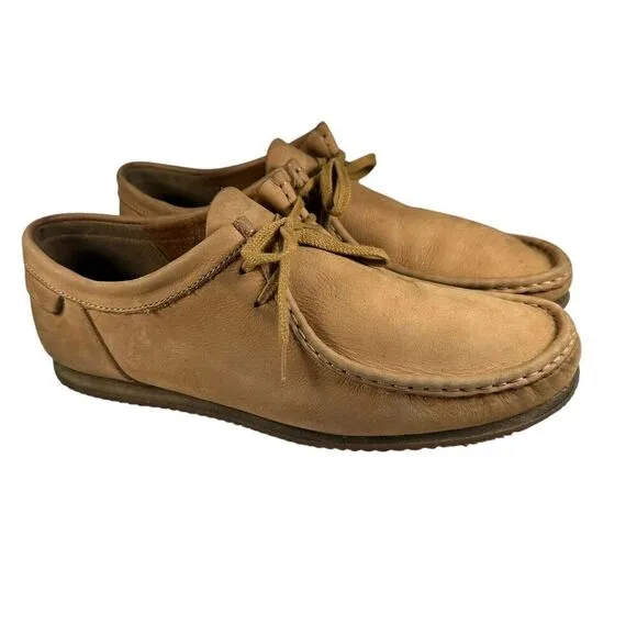 Clarks Mens Shacre II Run Beige Suede Casual  Shoes Size 11 64547