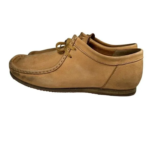 Clarks Mens Shacre II Run Beige Suede Casual  Shoes Size 11 64547