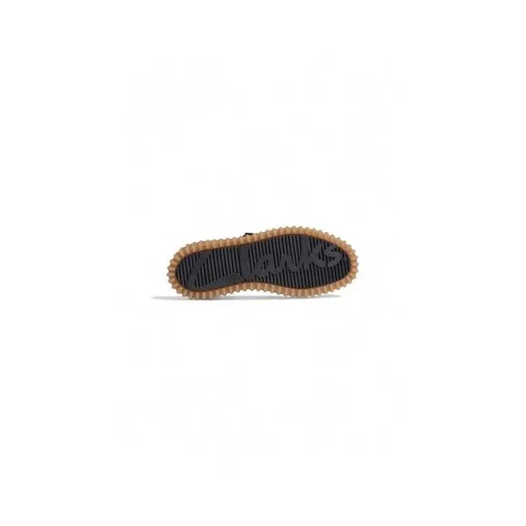 Clarks Suede and Rubber High-Top Sneakers Women Black Flats