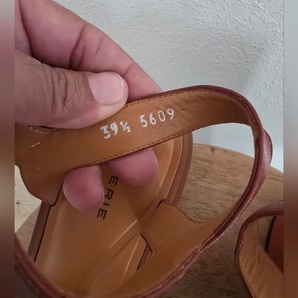 Clergerie Paris Charline Crisscross Platform Sandals Size 9