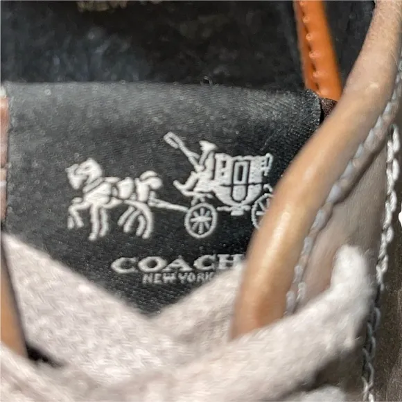 Coach Man Leather Shoes 7.5/Eu 40