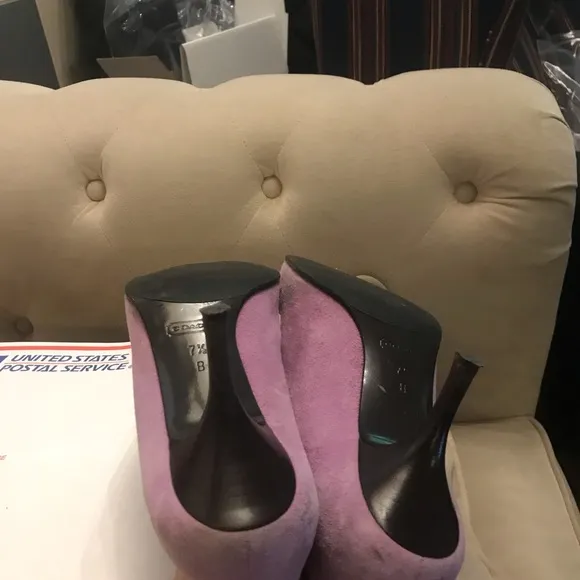 Coach suede shoes