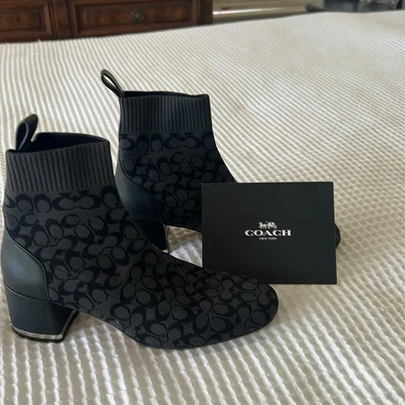Coach Women's Black Ankle Boots