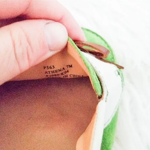 Coach Athena slingback wedge shoes