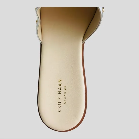 COLE HAAN ANICA  slide sandal stud embellishments size 9.5