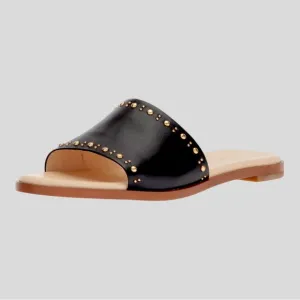 COLE HAAN ANICA  slide sandal stud embellishments size 9.5