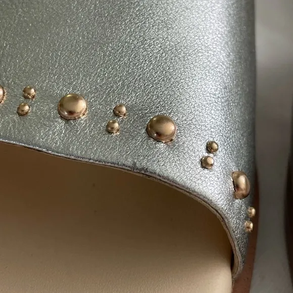 COLE HAAN ANICA  slide sandal stud embellishments size 9.5