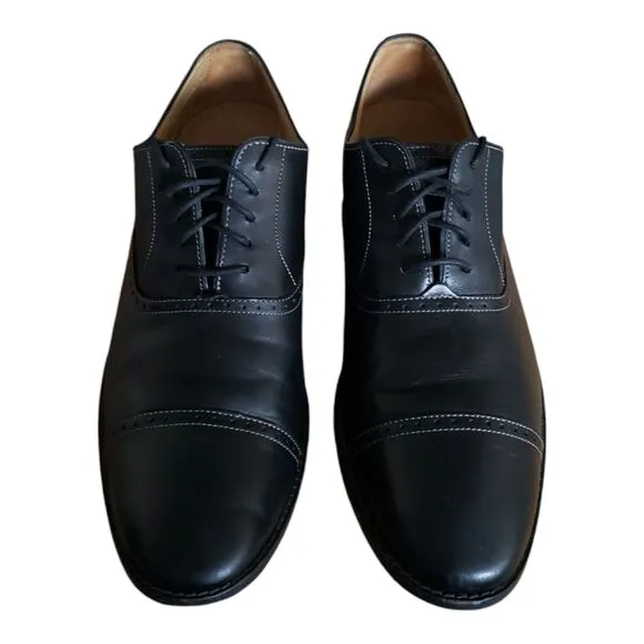 Cole Haan C12913 Cambridge Cap Toe Oxford Shoes Men's Size 10 M Grand OS Black
