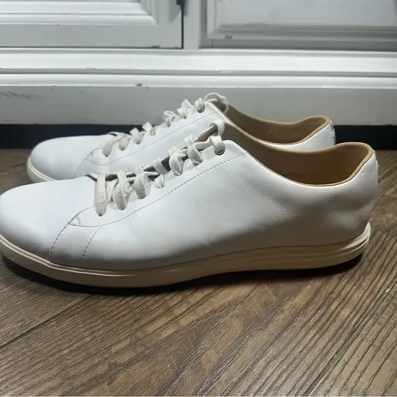 Cole Haan Grand Crosscourt Men's Size 13 M Shoes‎ White Leather Sneakers C26515