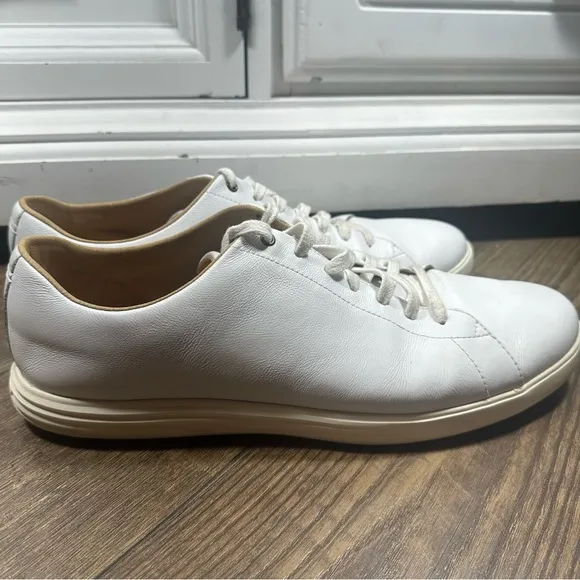 Cole Haan Grand Crosscourt Men's Size 13 M Shoes‎ White Leather Sneakers C26515