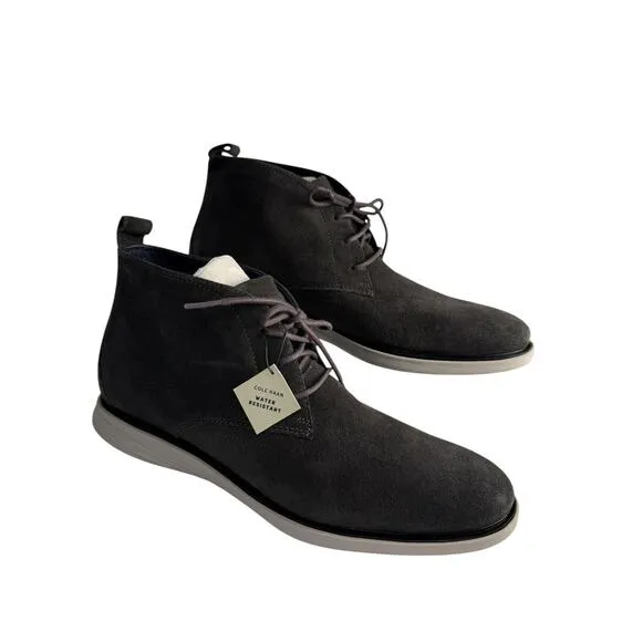 Cole Haan Grand Evolution Chukka Boot Men's‎ 11.5 Suede Leather Gray C25586 NWOB