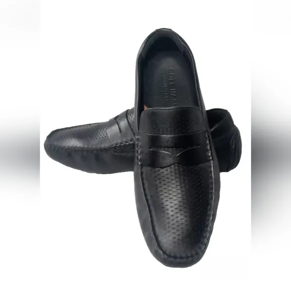 Cole Haan Grand Laser Penny Loafer Diver Shoes Men's Size 10 Black