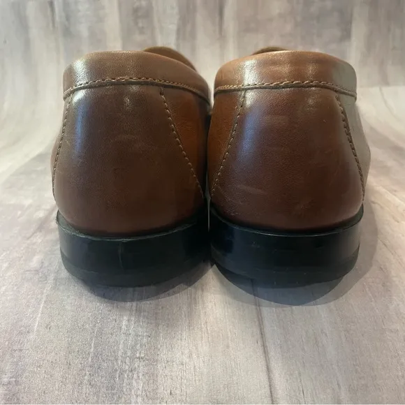 Cole Haan Grand OS Pinch Tassel Tan Brown Leather Loafer Mens Size 11 M C12770