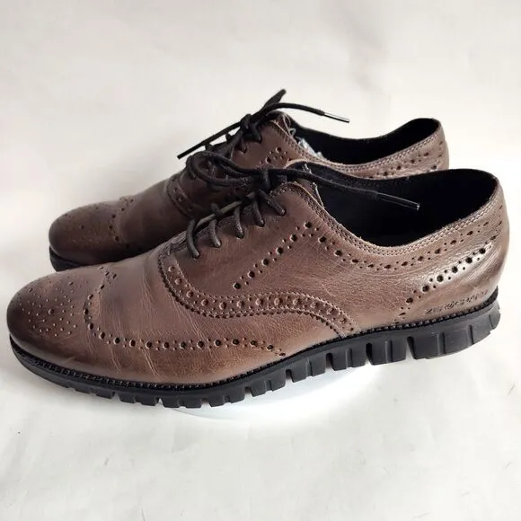Cole Haan Leather Zero Grand 12 M Wing Oxfords Mens Casual Shoes Comfort C30720