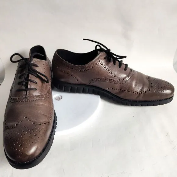 Cole Haan Leather Zero Grand 12 M Wing Oxfords Mens Casual Shoes Comfort C30720