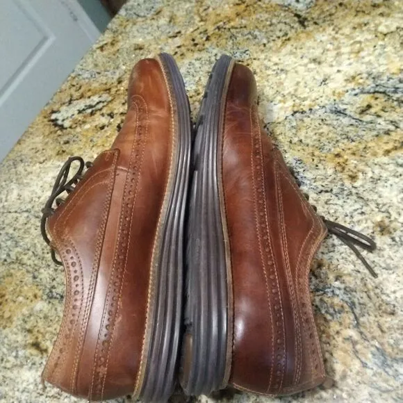 Cole Haan Men's Grand OS Cambridge Wingtip Leather Oxford Shoes 9.5 M C27845