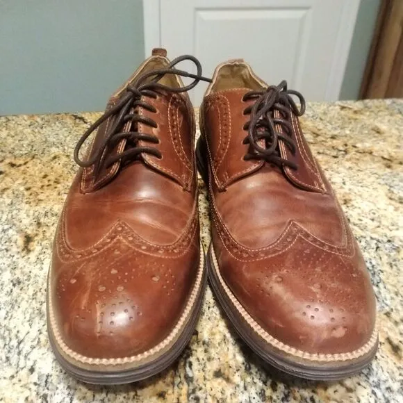 Cole Haan Men's Grand OS Cambridge Wingtip Leather Oxford Shoes 9.5 M C27845