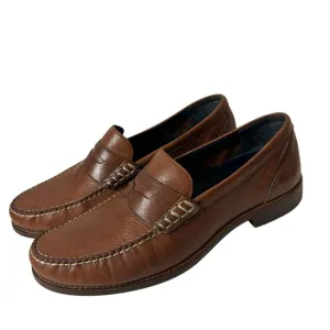 Cole Haan Mens Loafer Shoes Brown Leather Size 9M.