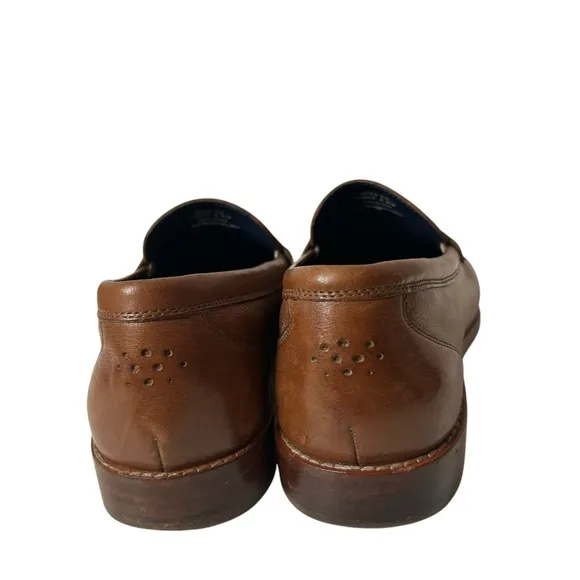 Cole Haan Mens Loafer Shoes Brown Leather Size 9M.