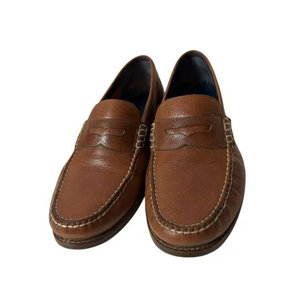 Cole Haan Mens Loafer Shoes Brown Leather Size 9M.