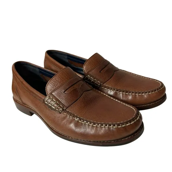 Cole Haan Mens Loafer Shoes Brown Leather Size 9M.
