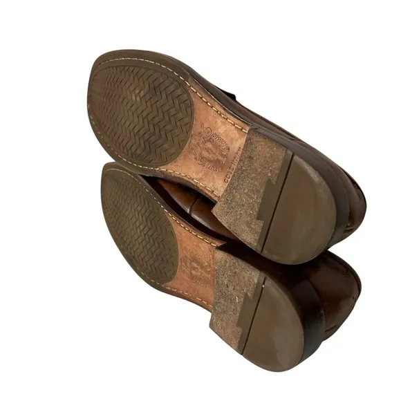 Cole Haan Mens Loafer Shoes Brown Leather Size 9M.