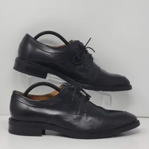 Cole Haan Men's Size 10.5M Warren Apron Toe Leather Oxfords Shoes Black C30159