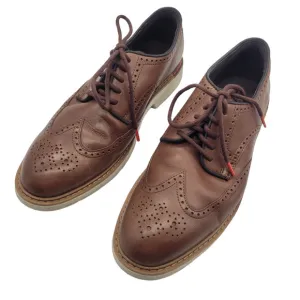Cole Haan Men's sz 9 M Go-To Wingtip Oxford lace up shoes C35085 brown leather