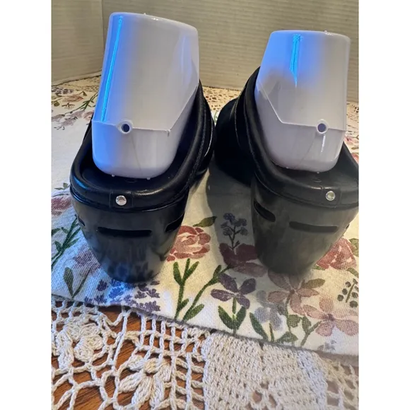 Cole Haan Nike Air Black Suede Leather Clogs size 11