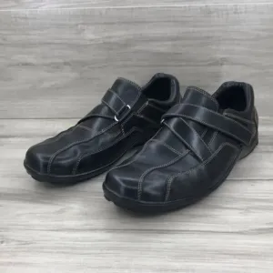 Cole Haan Sneakers Mens 9M Black Leather Hook and Loop Shoes