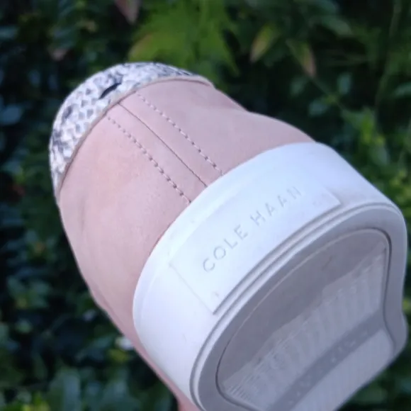 Cole Haan Womens Grandpro W16492 Light Beige Lace Up Sneakers