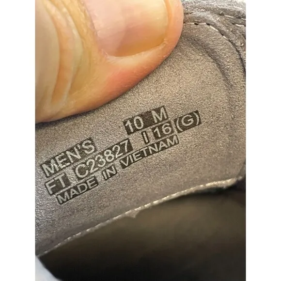 Cole Haan Zerogrand C23827 Men's US 10M Gray Suede Leather Wingtip Oxford Shoes