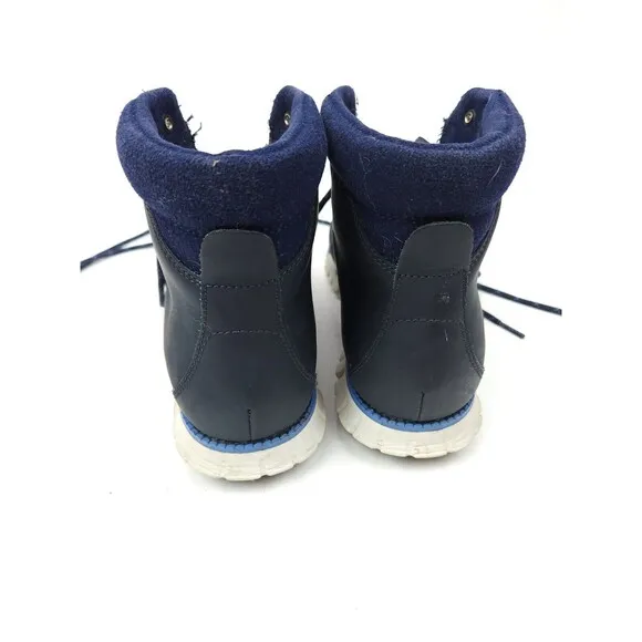 Cole Haan Zerogrand Navy White Hiker Boots Mens 9.5 M
